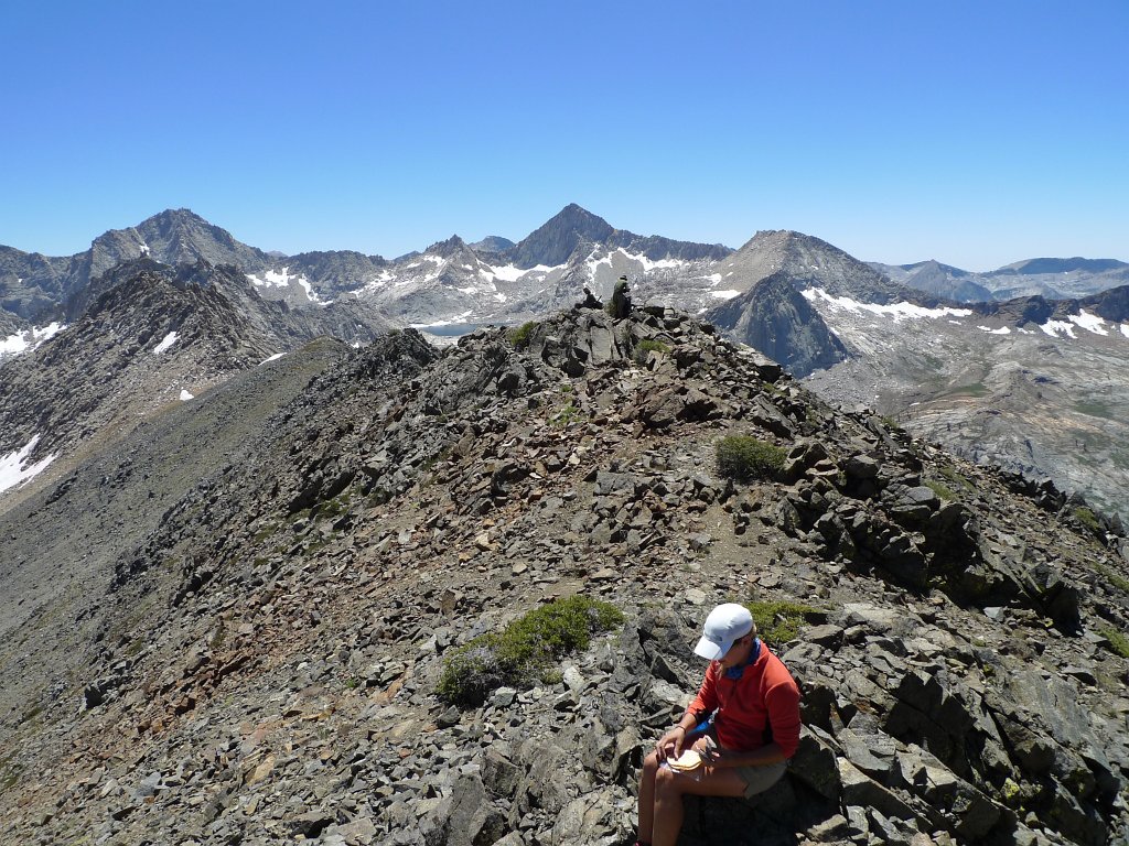 MineralKingLoop 101.JPG - Bex on Black Rock Pass looking towards Whitney